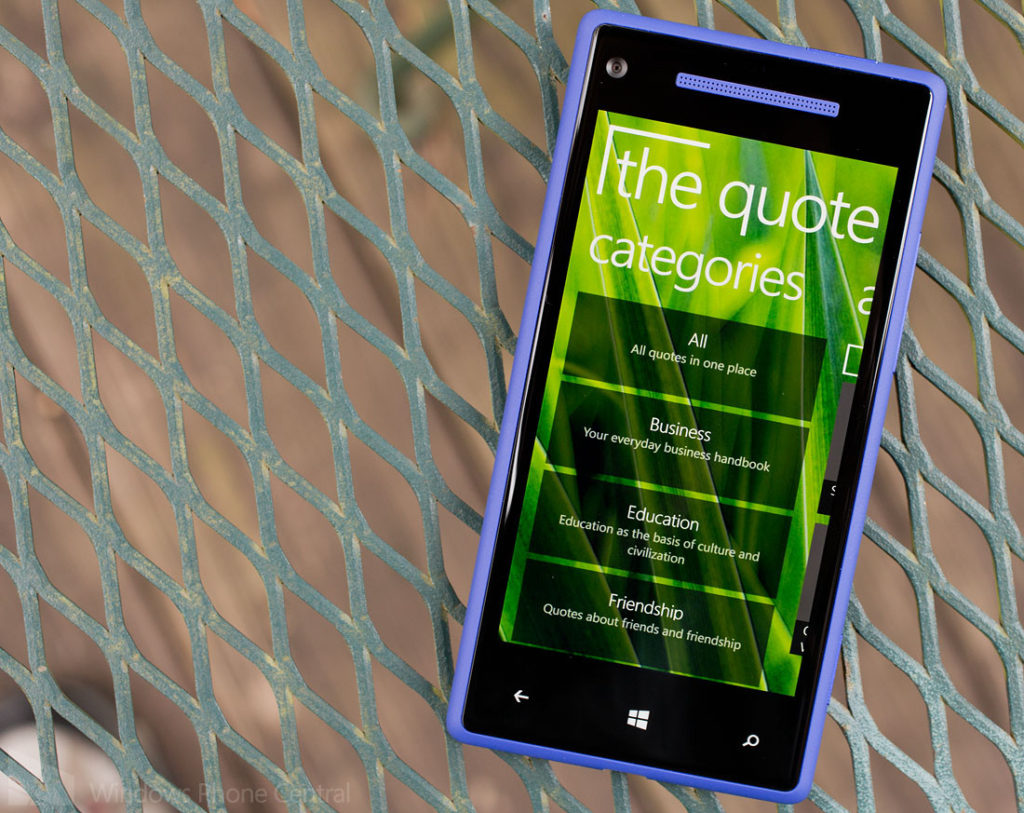 My old Windows Phone app The Quote